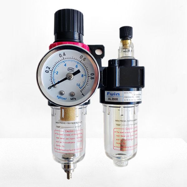 

1/4 air pressure regulator oil water separator air compressor preparation units for tac type