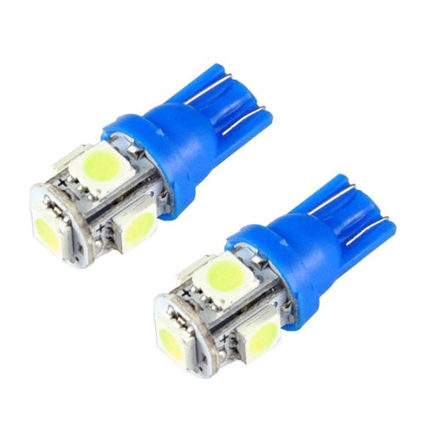 

20x t10 led w5w 5050 5smd 192 168 194 white lights led car light wedge lamp bulbs super bright dc 12v drl