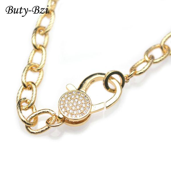 

hip- style paved cz beads lobster clasp pendant metal thick chain necklace expensive jewelry hyperbole costume accessories, Silver