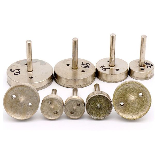 

1pc 6mm high-quality diamond grinding head polished wheel buckle cylindrical without hole grinding head rotary tool