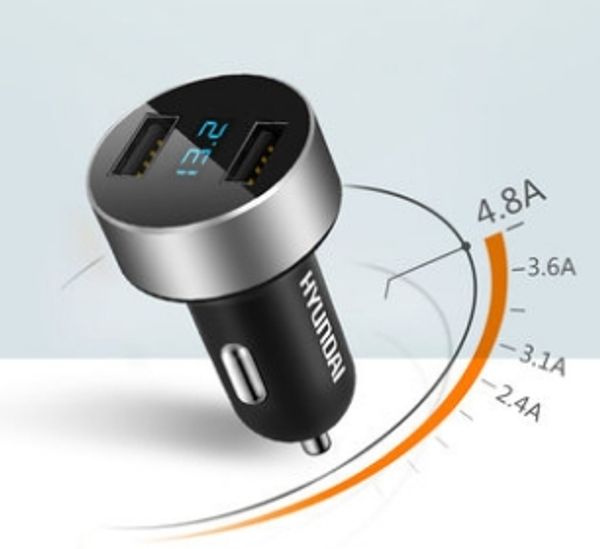 

car charger a tow two cigarette holder plug usb multifunctional mobile phone charge