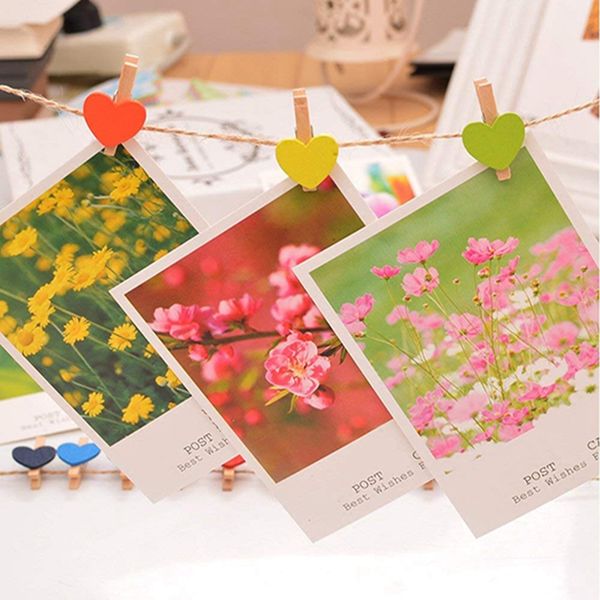 

mini sweet love shape wood clip message p holder card paper nail decorative pgraphy