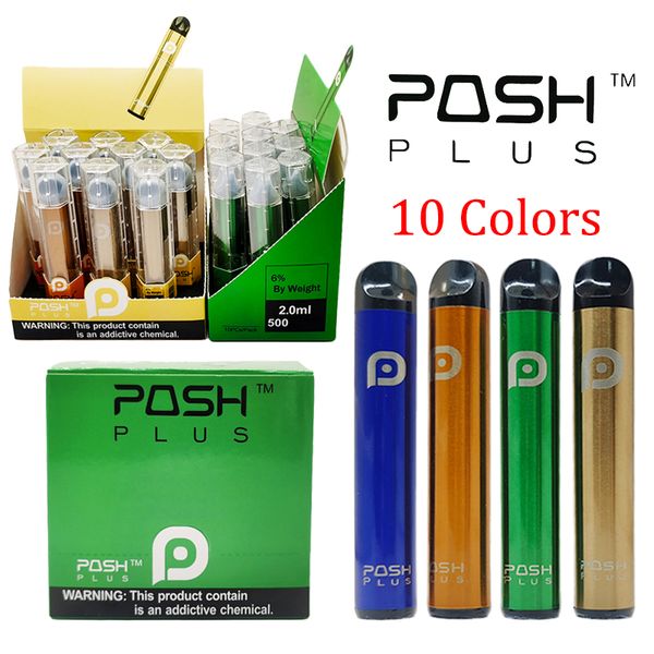 

POSH PLUS Одноразовые устройства Pod 450mAh 2мл Vape Pen Бобы Starter Kit Одноразовые Vapor батареи Vaorizer Пустой Ecig с упаковки