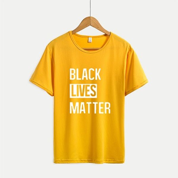 

black lives matter t-shirts womens new arrival short sleeve t-shirts mens letter print womens 2020 new casual outsoorwears oversize, White;black