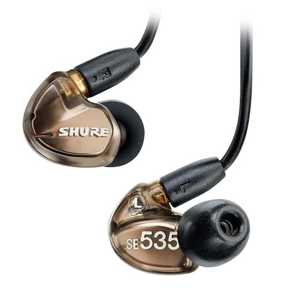 

se535 in-ear hifi earphones noise cancelling headsets handsheadphones with retail package logo bronze by dhl