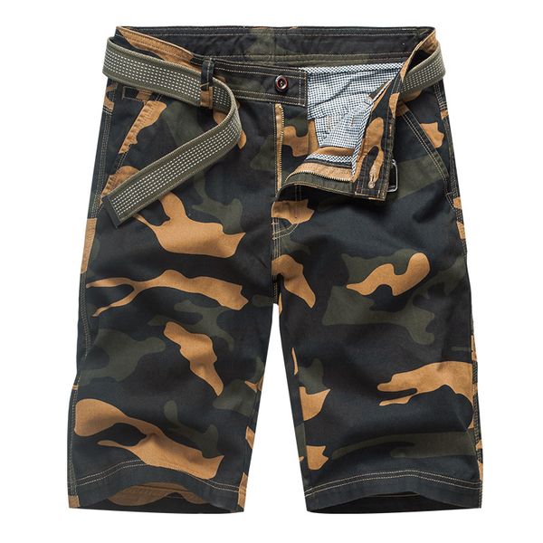 

camouflage mens cargo shorts 2019 brand new army tactical camo shorts men cotton loose work casual short pants, White;black