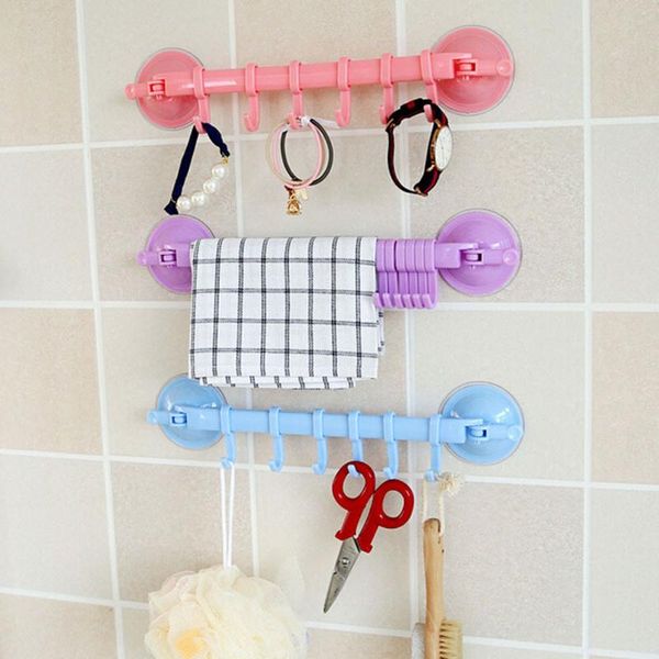 

adjustable suction cup hanger vacuum suction rack kitchen bathroom hanger