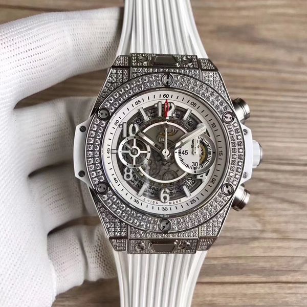 

the new model with manual 7750 movement mechanical nd 45 waterproof designer watches luxury mens watches orologio di lusso, Slivery;brown