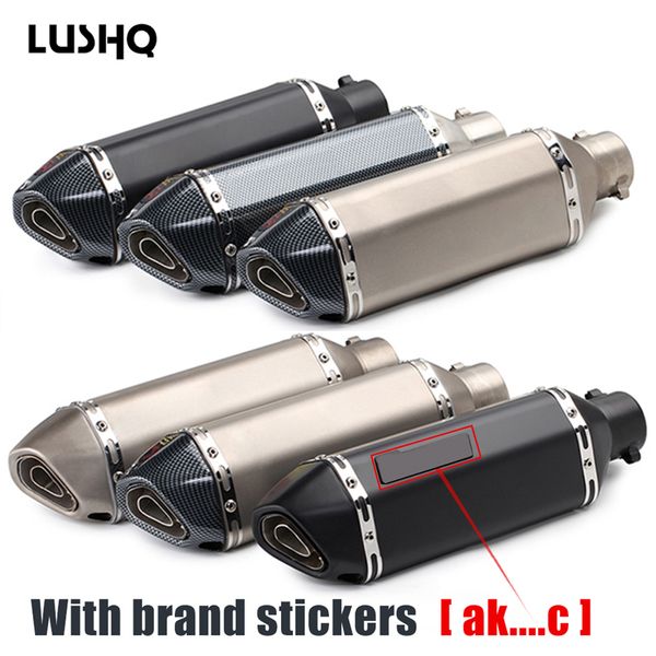 

motorcycle exhaust pipe escape moto muffler motocross db killer for hornet 600 escudo yamaha xvs 650 drz 400