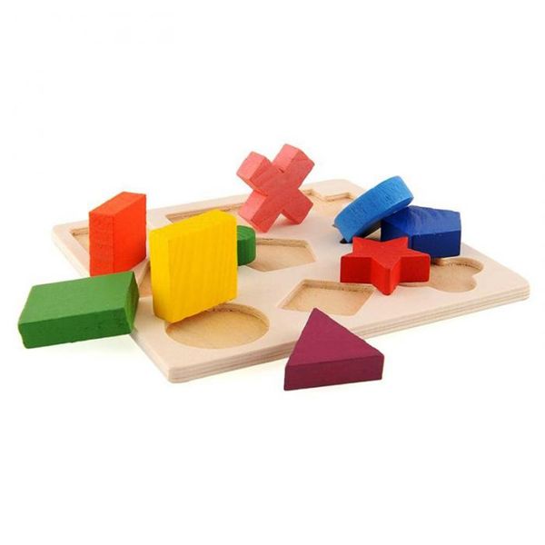 

vitoki baby kids 3d wooden puzzle toy colorful geometric shapes recognition toy wonderful kids children learning educational toy