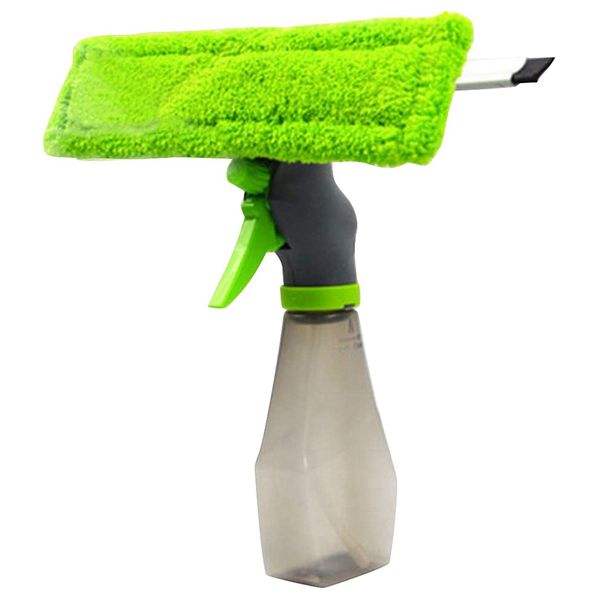 

car wiper, 3 in 1 double-sided water spray glass cleaner car wash wiper, window cleaner spray bottle wiper squeegee microfibre c