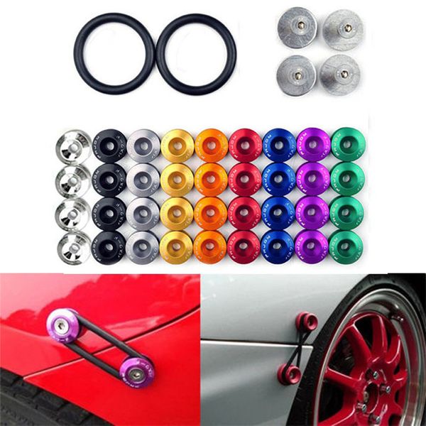 

car front and rear bumper hatch fixing buckle nuts & bolts for jdm auto replacement parts reinforced surrounding pad screws