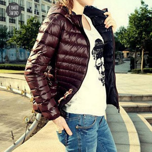 

новая куртка с капюшоном женщин короткого хлопка проложенных женщинами куртка пальто feminino solid basic casaco coat parka z35, Black