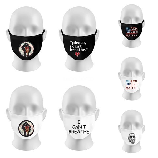

ice silk face mask with breathing valve washable sponge mask reusable pm2.5 protective masks black recycle designer letter mask #134