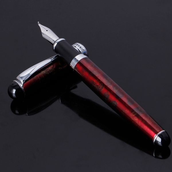 

jinhao x750 art fountain pen pull-type cap curving-nib writing painting gift l41e