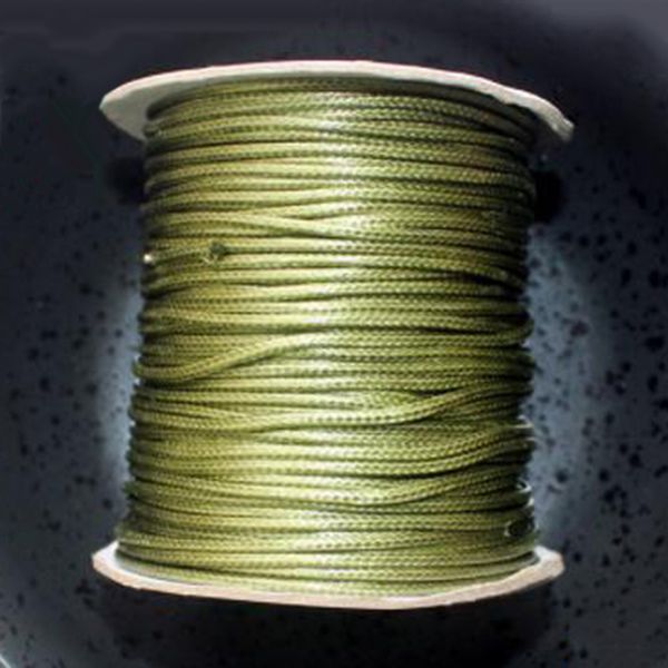 

80m/roll waxed cotton macrame cord thread rope string wire finding 2mm colors, Black;white