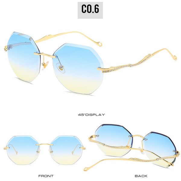 

frameless sunglasse frameless sunglasses glasses 3524012 natural mix ox horn men and women sunglasses glasses eyeglassessize: 56 18 f7yr