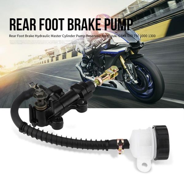 

motorcycle rear foot brake hydraulic master cylinder pump reservoir for gsxr 600 750 1000 1300