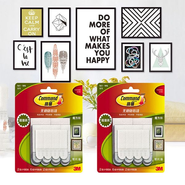 

20 pcs no trace magic buckle p frame sticky hook creative p wall nail living room wall invisible hooks frame accessories
