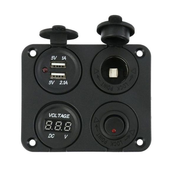 

12v автомобиль мотоцикл лодка прикуривателя встроенный usb прикуривателя автомобиля модифицированная аксессуары