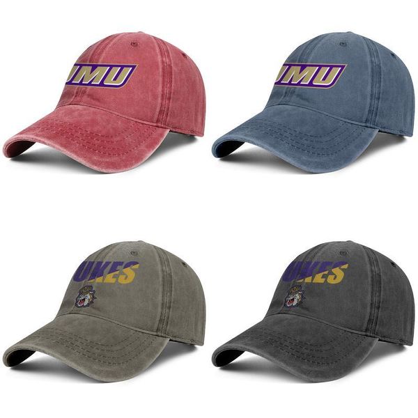 

вирджиния джеймс мэдисон герцоги футбол товарный знак для мужчин и женщин бейсбола джинсового крышка прохладного дизайнера пользовательского, Blue;gray