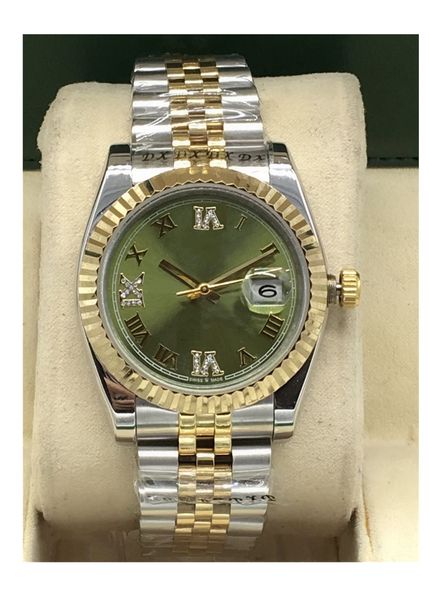 Orologio di lusso nuovo orologio meccanico automatico femminile in acciaio inossidabile di lusso alla moda giorno data nuovo orologio da polso stile