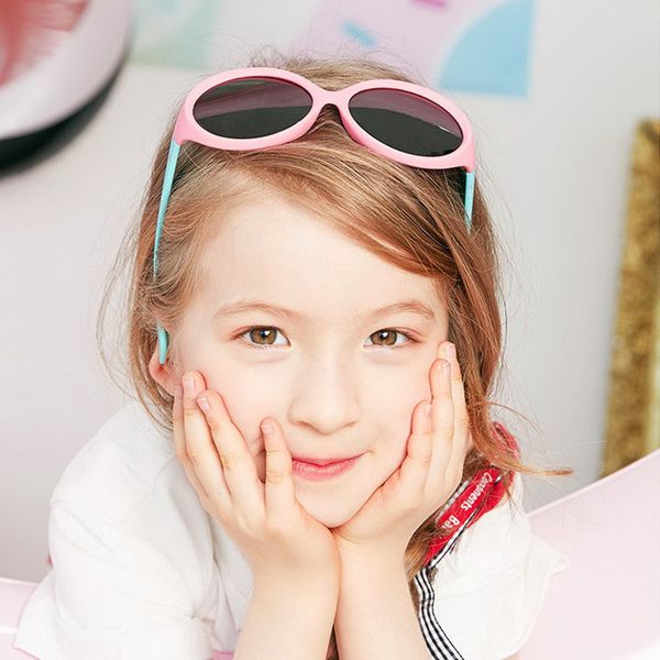 

iboode дети поляризованных очки мультфильм вс очков мальчики детские оттенки для детей в возрасте 3-10 силиконовой рамки óculos gafas, Blue