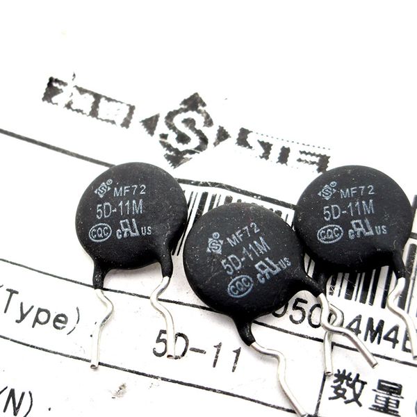 

ste thermistor ntc 5d-11 5d-11m 5r short foot pitch 7.5mm