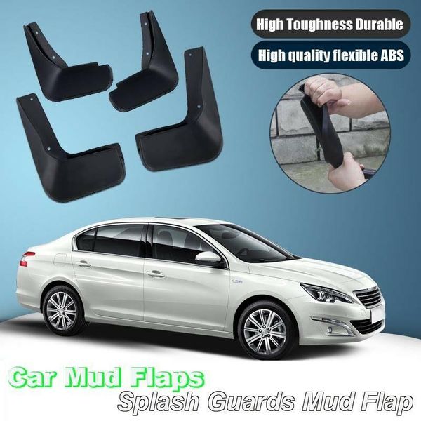 

for peugeot 408 2014-2018 splash guards mud flap front rear mudguards fender