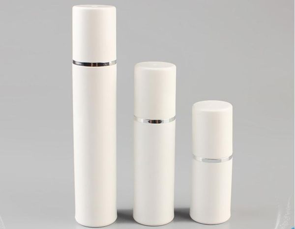 Flacone per pompa airless bianco da 15 ml 30 ml 50 ml - Dispenser cosmetico per la cura della pelle ricaricabile da viaggio, contenitore per lozione in PP SN2251