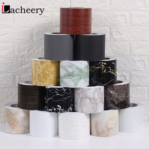 

5m/10m black waist line stickers modern decorative baseboard living room waterproof self adhesive wallpaper border decals