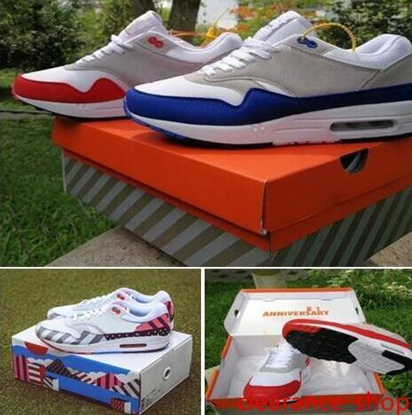 

with original atmos 87 anniversary 1 piet parra 87 premium 1 deluxe watermelon white blue black running shoes sneaker with 36-46