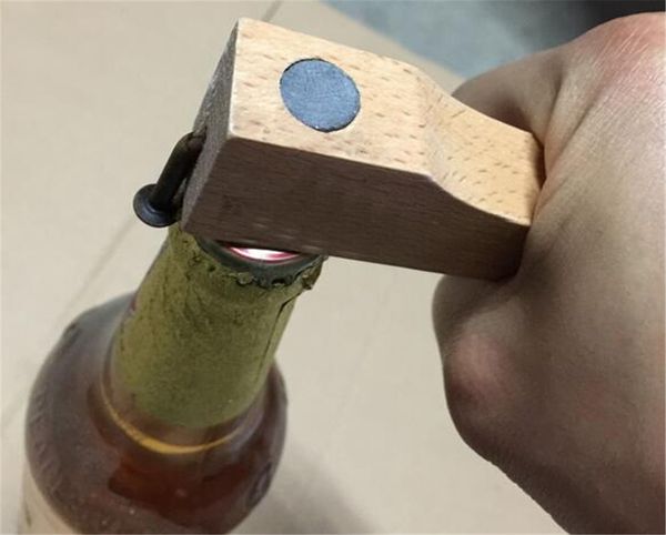 

new dining wood handle wine opener stainless steel hand held bottles openers double hinge corkscrew
