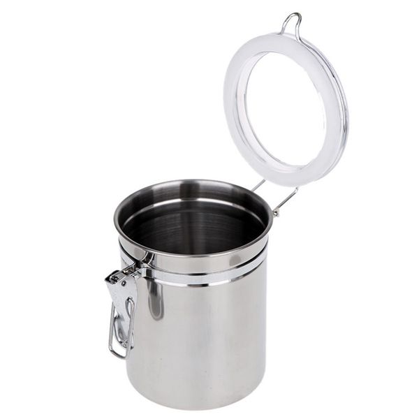 

pcs stainless steel canister spice storage jar set kitchen pots organizer