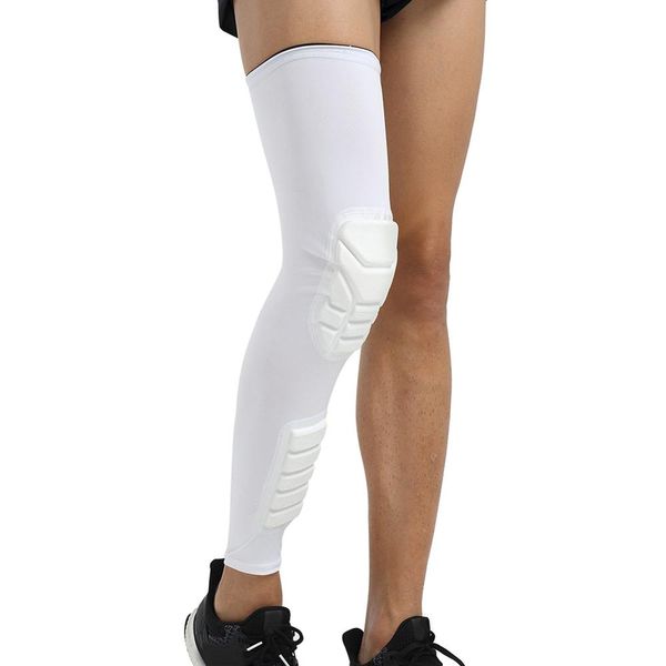 

outdoor fitness leg set 1pc knee pad breathable leg protector, Black