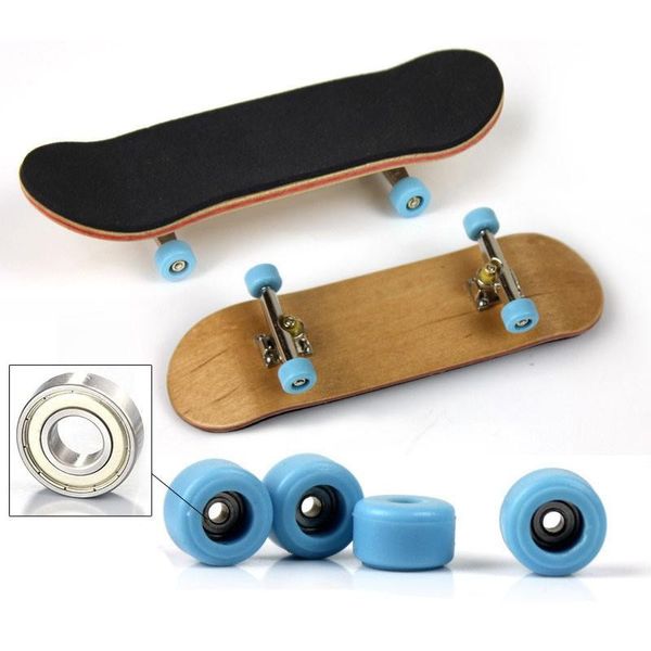 

professional bearing wheel pu anti-skid pad maple finger skateboard novelty deskchildren's toys complete accessories