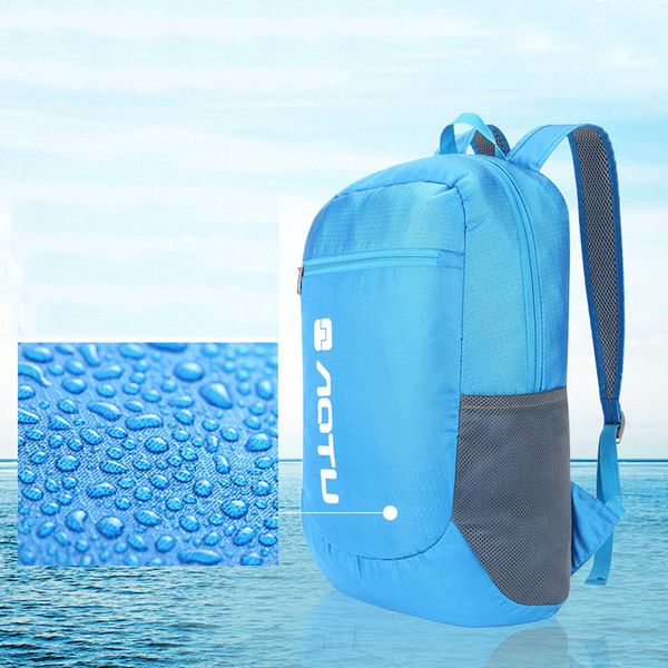 

new bump outdoor backpack sports foldable backpack ultralight mini rucksack 20l high-capacity waterproof skin pack