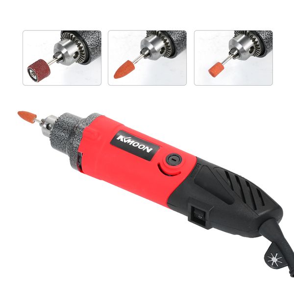 

110 в / 220 в kkmoon профессиональный электрический шлифовальный станок набор переменной скорости электрической дрели шлифовальные роторный