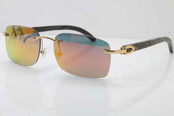 

Rimle gla e 8200760 black flower buffalo horn ungla e women high end brand ungla e new red mirror colour len