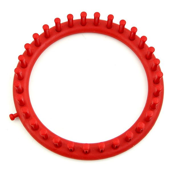 

19cm red classical round circle hat knitter knitting knit loom kit, Black
