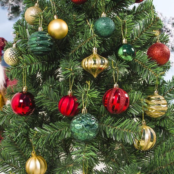 

30pcs/lot christmas tree decor ball bauble xmas party hanging ball ornament decorations for home christmas decorations