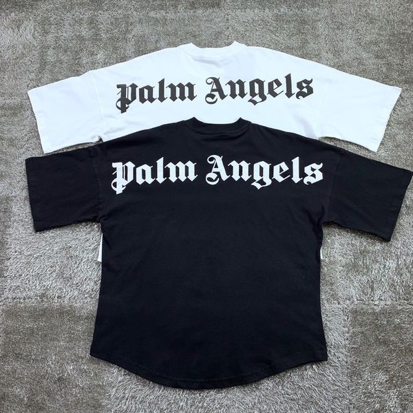 

2020 новых ангелы pa palm t-shirt 20ss пены печать классического соответствия цвета случайных мужчины с короткими рукавами футболка xs, Black;brown