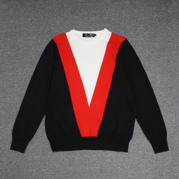 

duyou brand new men winter o neck knitted pullover sweaters man color sweater for men man's casual warm sweater dy105600, White;black