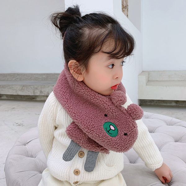 Wool Fashion Kids Baby Infant Winter Boys Girls Collar Baby Knit Soft Infinity Scarf Ring Neck Scarves