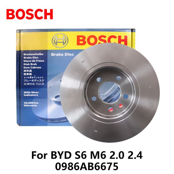 

2pieces/set car front brake disc for byd s6 m6 2.0 2.4 0986ab6675