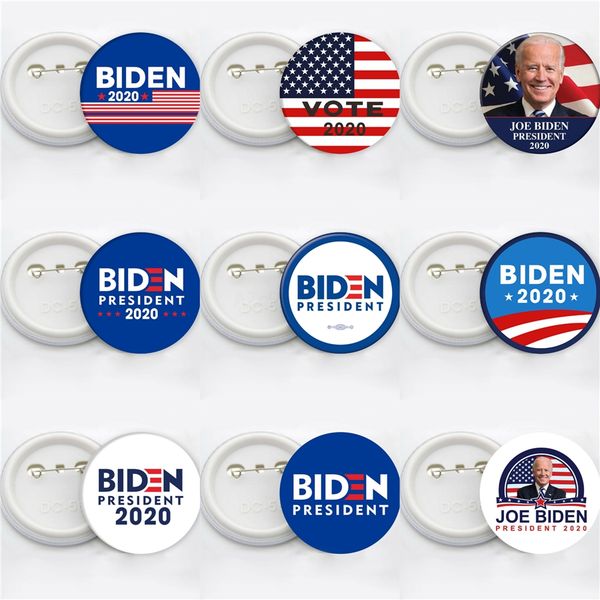 

12 styles joe biden 2020 keychain pendant joe biden for president keyring us president badge key chain party favor zza2200 600 1pcs#637