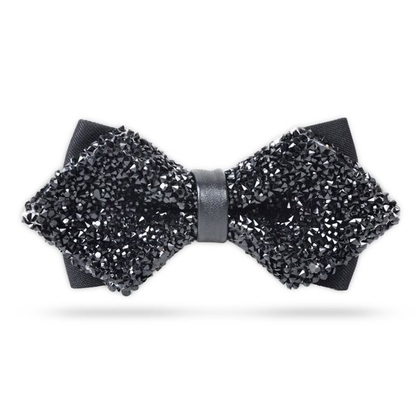 

fashion luxury diamond bow tie glitter crystal rhinestone men tuxedo bow tie triangle adjustable for wedding party gift, Blue;purple