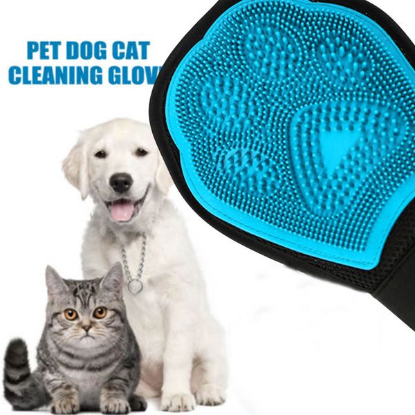 

волшебная щетка для чистки домашних собак кошачья перчатка удаление волос груминг грумер собачья щетка quita pelos gato y perros