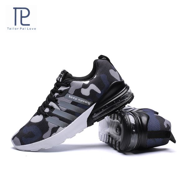 

summer camouflage sneakers large size 39-46 casual men sports shoes mesh breathable shoes for male joggers, Black