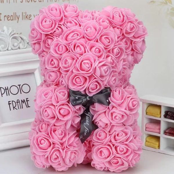 multicolor rose bear